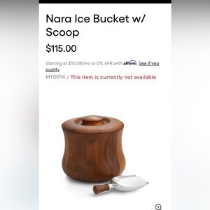Nambe Nara Ice Bucket